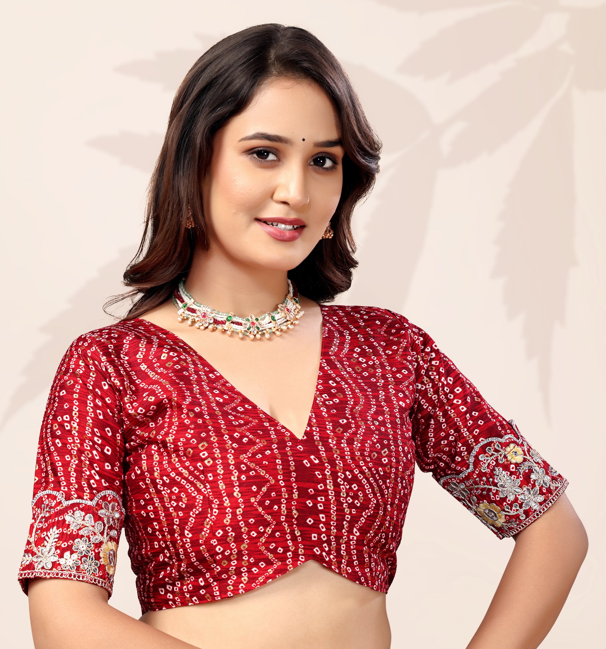 G-Intricate Gold Zari Motifs and Embroidered Lace Border