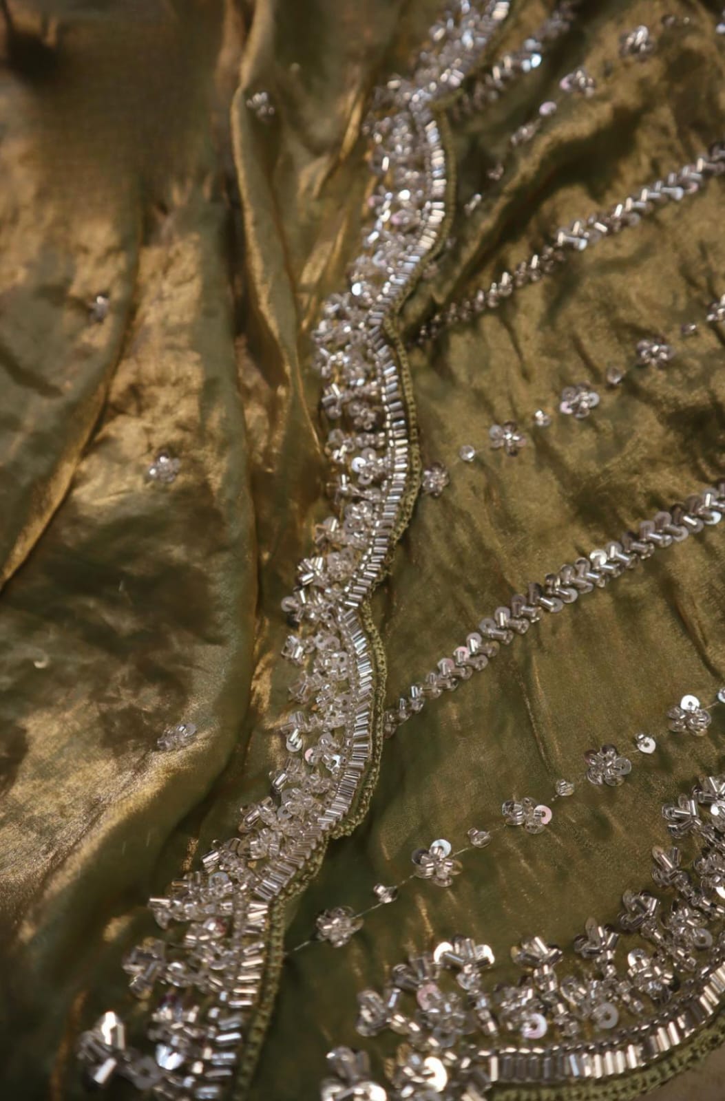 Premium Occasion Wear Beads Work Saree-G